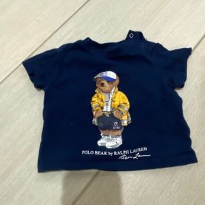 Toddler Boys Polo Bear Cotton T-Shirt